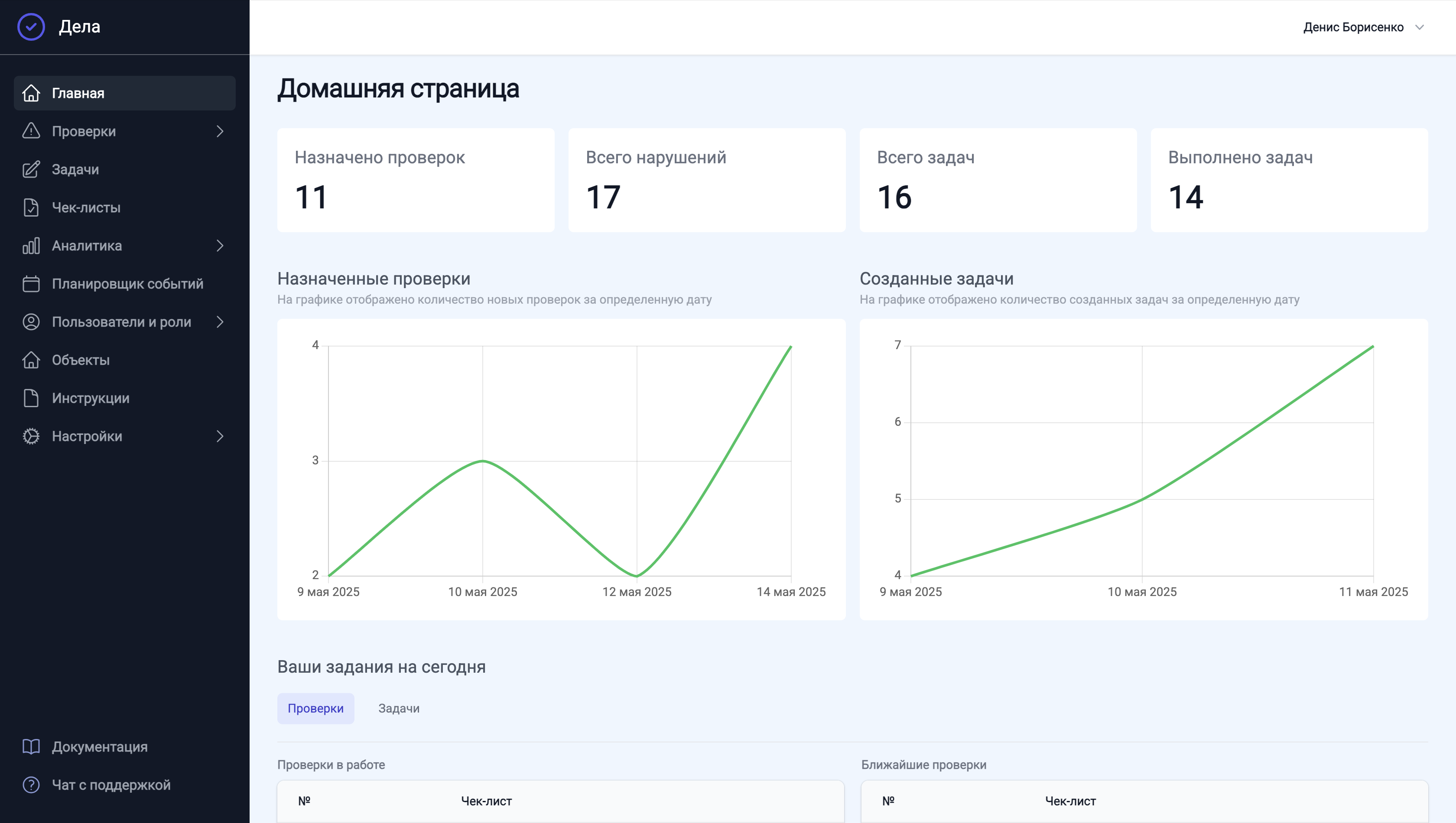 Главная страница